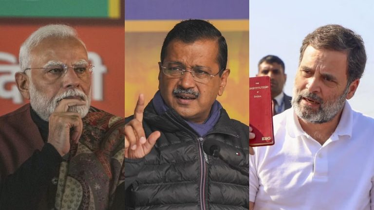 ದೆಹಲಿ ಚುನಾವಣೆ: ಹೈ-ವೋಲ್ಟೇಜ್ ಪ್ರಚಾರ ಇಂದು ಅಂತ್ಯ;  ರಾಜಧಾನಿಯ ಗದ್ದುಗೆ ಯಾರಿಗೆ?