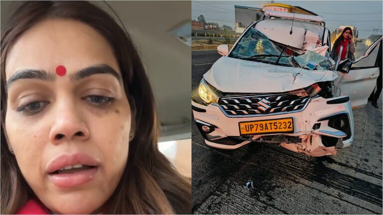 ಮುಸ್ಲಿಮರು ಕಾರು ಅಪಘಾತವೆಸಗಿದ್ರು ಎಂದು ಆರೋಪಿಸಿದ ಬಿಜೆಪಿ ನಾಯಕಿ : ಚಾಲಕ ನಿದ್ರೆಗೆ ಜಾರಿದ್ದೆ ಅವಘಡಕ್ಕೆ ಕಾರಣ ಎಂದ ಪೊಲೀಸರು