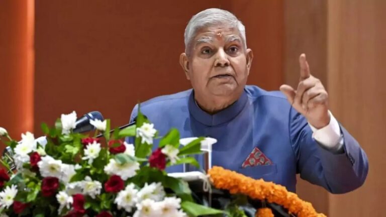 ಉಪರಾಷ್ಟ್ರಪತಿ ಸ್ಥಾನಕ್ಕೆ ಜಗದೀಪ್ ಧನಕರ್ ರಾಜೀನಾಮೆ; ವೈದ್ಯಕೀಯ ಕಾರಣ ಉಲ್ಲೇಖ