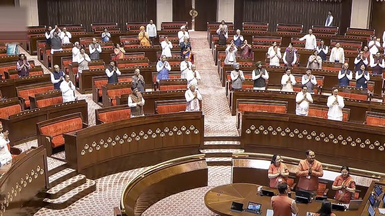 ಮತದಾರರ ಗುರುತಿನ ಚೀಟಿ, ಚರ್ಚೆ, ನಕಾರ, ರಾಜ್ಯಸಭೆ, ಹೊರನಡೆ, ಪ್ರತಿಪಕ್ಷ, Voter ID card, debate, denial, Rajya Sabha, walkout, opposition,