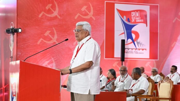 ಸಿಪಿಐ(ಎಂ,) 24ನೇ ಮಹಾ ಅಧಿವೇಶನ,ಎಡಪಕ್ಷ, ಹಿಂದುತ್ವ, ನಿರಂತರ ಹೋರಾಟ, ಪ್ರಕಾಶ್ ಕಾರಟ್, ಎಡಪಕ್ಷಗಳಷ್ಟೆ ಹಿಂದುತ್ವದ, CPI(M), 24th General Session, Left, Hindutva, Continuous struggle, Prakash Karat,