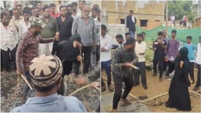 ದಾವಣಗೆರೆ, ರಸ್ತೆ, ಮಹಿಳೆ, ಗುಂಪು ಹಲ್ಲೆ, ದುಷ್ಕರ್ಮಿ, Road, Woman, Gang Assault, Perpetrator, ದಾವಣಗೆರೆ | ನಡುರಸ್ತೆಯಲ್ಲೆ,