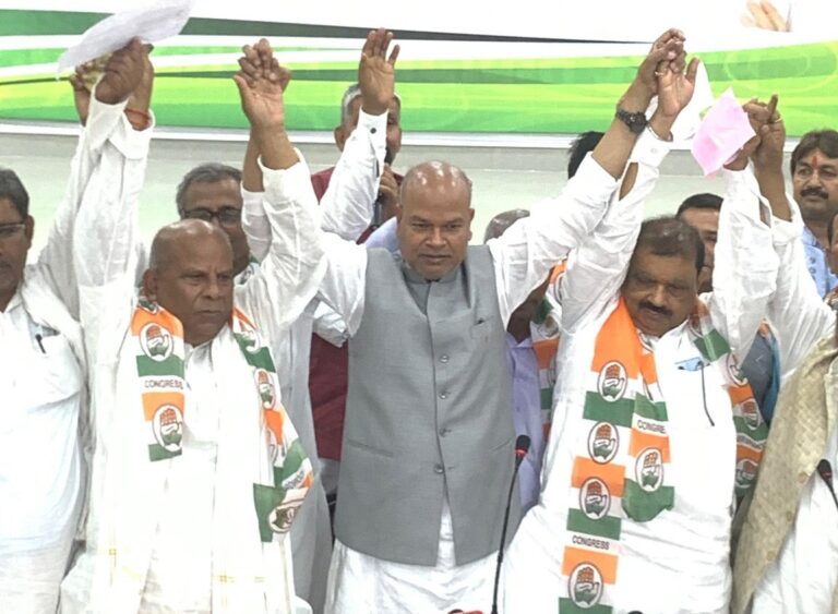ಬಿಹಾರ| ಎನ್‌ಡಿಎ ತೊರೆದ ಇಬ್ಬರು ಹಿರಿಯ ನಾಯಕರು ಕಾಂಗ್ರೆಸ್‌ಗೆ ಸೇರ್ಪಡೆ