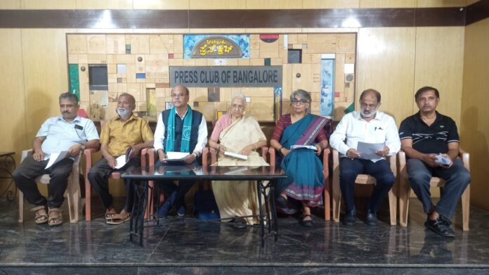 ಕಾಂಗ್ರೆಸ್ ಅಧಿಕಾರ ಹಿಡಿದು ಬಿಜೆಪಿಯ ನೀತಿಯನ್ನು ಮುಂದುವರಿಸಿದೆ: ಎದ್ದೇಳು ಕರ್ನಾಟಕ ಆಕ್ರೋಶ Congress has continued BJP's policies after taking power: Eddelu Karnataka Outrage, ಕಾಂಗ್ರೆಸ್, ಅಧಿಕಾರ, ಬಿಜೆಪಿ, ನೀತಿ, ಮುಂದುವರಿಸು, ಎದ್ದೇಳು ಕರ್ನಾಟಕ, ಆಕ್ರೋಶ, Congress, power, BJP, policy, continue, stand up Karnataka, outrage,