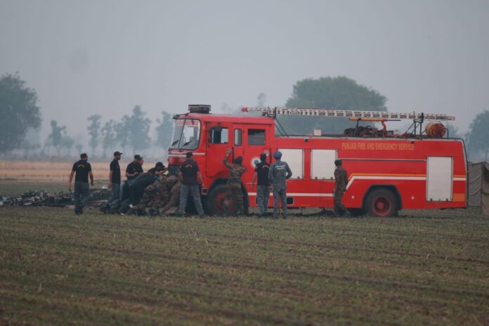 ಪಂಜಾಬ್‌, ಗದ್ದೆ, ಅಪರಿಚಿತ ವಿಮಾನ, ಪತನ, ಕೃಷಿ ಕಾರ್ಮಿಕ, ಸಾವು, Punjab, field, unidentified aircraft, crash, agricultural worker, death,