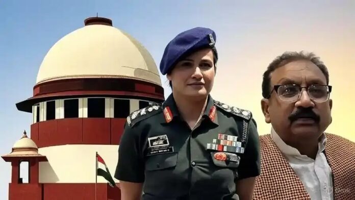 ಕರ್ನಲ್ ಸೋಫಿಯಾ ಖುರೇಷಿ ಅವಹೇಳನ | ಬಿಜೆಪಿ ಸಚಿವ ಶಾ ವಿರುದ್ಧ ಎಸ್‌ಐಟಿ ತನಿಖೆಗೆ ಸುಪ್ರೀಂಕೋರ್ಟ್ ಆದೇಶ, Statement against Colonel Sophia Qureshi | Supreme Court orders SIT probe against BJP Minister Shah, ಕರ್ನಲ್ ಸೋಫಿಯಾ ಖುರೇಷಿ, ಬಿಜೆಪಿ ಸಚಿವ ಶಾ, ಎಸ್‌ಐಟಿ ತನಿಖೆ, ಸುಪ್ರೀಂಕೋರ್ಟ್, ಆದೇಶ, Colonel Sophia Qureshi, BJP Minister Shah, SIT investigation, Supreme Court, order,