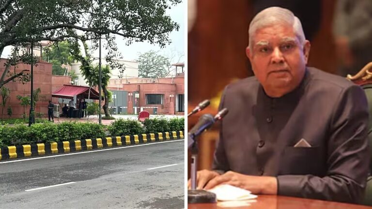 ರಾಜೀನಾಮೆ ನೀಡಿದ ರಾತ್ರಿಯೇ ಸರ್ಕಾರಿ ನಿವಾಸ ಖಾಲಿ ಮಾಡಲು ಪ್ರಾರಂಭಿಸಿದ ಧನಕರ್