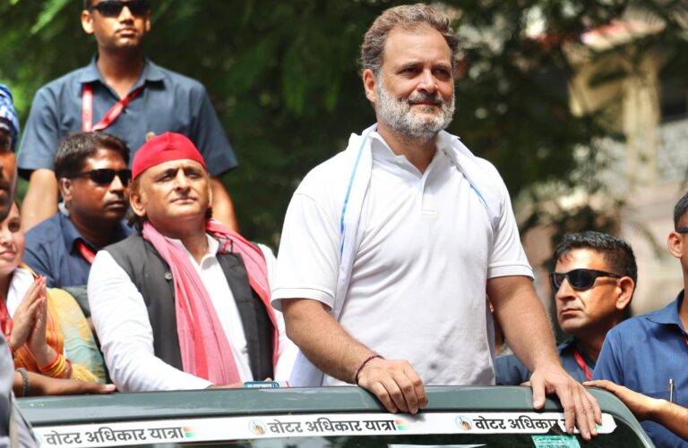 ಬಿಹಾರ ಮತದಾರರ ಅಧಿಕಾರ ಯಾತ್ರೆ; ರಾಹುಲ್‌ಗೆ ಸಿದ್ದರಾಮಯ್ಯ-ಅಖಿಲೇಶ್‌ ಬೆಂಬಲ