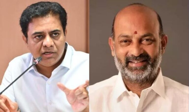 ಬಿಜೆಪಿ ನಾಯಕ ಬಂಡಿ ಸಂಜಯ್ ವಿರುದ್ಧ ಮಾನನಷ್ಟ ಮೊಕದ್ದಮೆ ಹೂಡಿದ ಕೆಟಿಆರ್