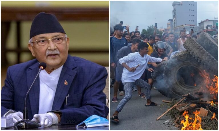 ನೇಪಾಳದಲ್ಲಿ ತೀವ್ರ ಹಿಂಸಾಚಾರಕ್ಕೆ ತಿರುಗಿದ ಯುವಜನರ ಪ್ರತಿಭಟನೆ: ಪ್ರಧಾನಿ ಕೆ.ಪಿ ಶರ್ಮಾ ಓಲಿ ರಾಜೀನಾಮೆ