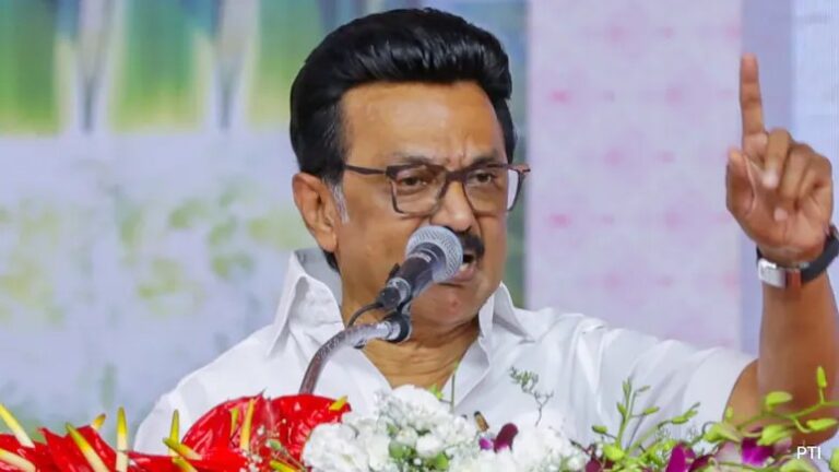 ಡಿಎಂಕೆಯ  ‘ಮುಪ್ಪೆರುಂ ವಿಳಾ’ ಸಮಾರಂಭ: ತಮಿಳುನಾಡಿಗೆ ಬಿಜೆಪಿಗೆ ‘ನೋ ಎಂಟ್ರಿ’ – ಎಂ.ಕೆ. ಸ್ಟಾಲಿನ್