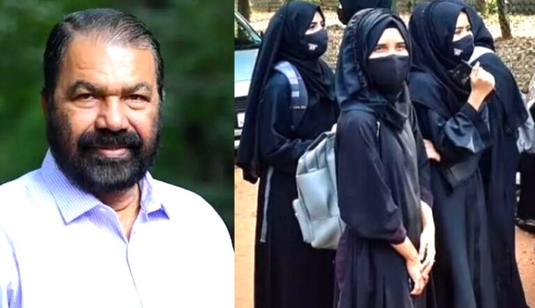 ಹಿಜಾಬ್ ಧರಿಸಿದ ಬಾಲಕಿಗೆ ಓದು ಮುಂದುವರಿಸಲು ಅವಕಾಶ ನೀಡುವಂತೆ ಕೇರಳ ಸಚಿವರ ಸೂಚನೆ