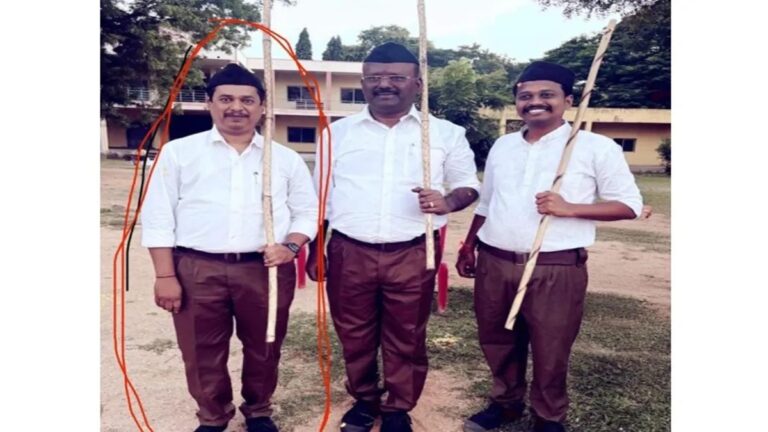 ಆರ್‌ಎಸ್‌ಎಸ್ ಮೆರವಣಿಗೆಯಲ್ಲಿ ಭಾಗವಹಿಸಿದ್ದ ಪಂಚಾಯಿತಿ ಅಧಿಕಾರಿ ಅಮಾನತು