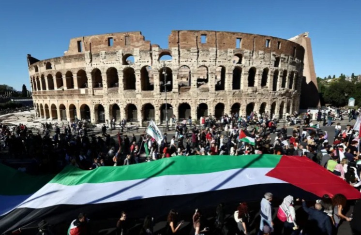 ಗಾಝಾದಲ್ಲಿ ಇಸ್ರೇಲ್ ನರಮೇಧ ಖಂಡಿಸಿ ಯುರೋಪಿನಾದ್ಯಂತ ಪ್ರತಿಭಟನೆ: ಲಕ್ಷಾಂತರ ಜನರು ಭಾಗಿ