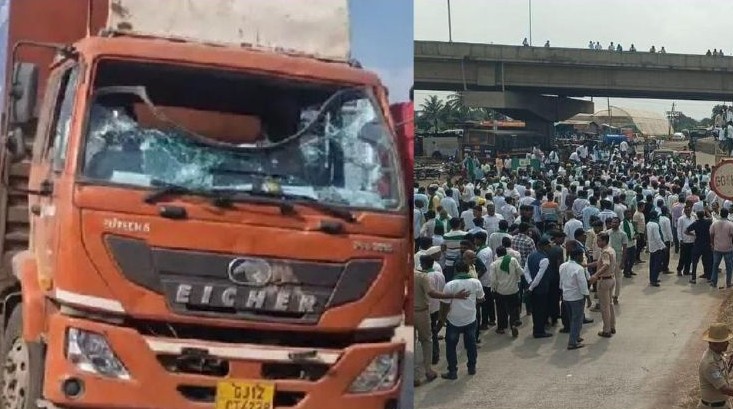 ಬೆಳಗಾವಿ| ಕಬ್ಬಿಗೆ ಎಫ್‌ಆರ್‌ಪಿ ಹೆಚ್ಚಳಕ್ಕೆ ಆಗ್ರಹಿಸಿ ಪ್ರತಿಭಟನೆ; ಹಿಂಸಾಚಾರಕ್ಕೆ ತಿರುಗಿದ ರೈತರ ಹೋರಾಟ