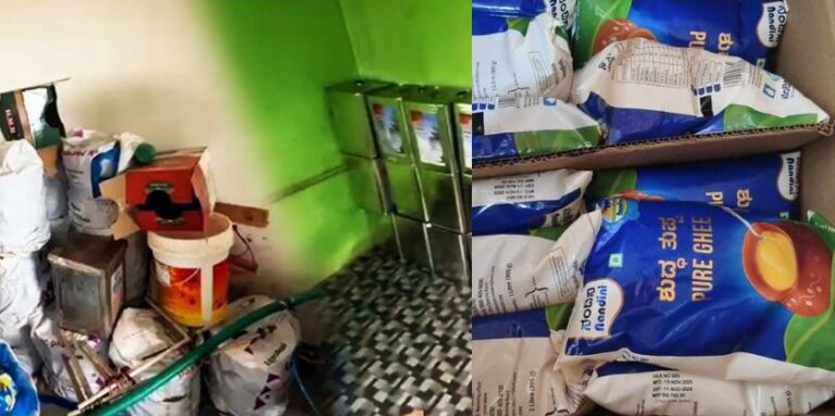 ಸಿಸಿಬಿ- ಕೆಎಂಎಫ್ ವಿಜಿಲೆನ್ಸ್ ವಿಂಗ್ ಜಂಟಿ ಕಾರ್ಯಾಚರಣೆ; ನಕಲಿ ನಂದಿನಿ ತುಪ್ಪ ತಯಾರಿಸುತ್ತಿದ್ದ ಜಾಲ ಪತ್ತೆ