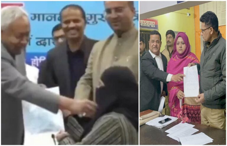 ವೈದ್ಯೆಯ ಹಿಜಾಬ್ ಎಳೆದ ಬಿಹಾರ ಸಿಎಂ, ಅವಹೇಳನ ಮಾಡಿದ ಯುಪಿ ಸಚಿವನ ವಿರುದ್ದ ದೂರು ದಾಖಲು