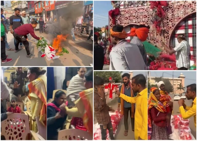 ದೇಶದ ಹಲವೆಡೆ ಕ್ರೈಸ್ತರ ಮೇಲೆ ಮತಾಂಧ ಕೋಮುವಾದಿಗಳ ದಾಳಿ : ಕ್ರಿಸ್‌ಮಸ್ ಆಚರಣೆಗೆ ಅಡ್ಡಿ