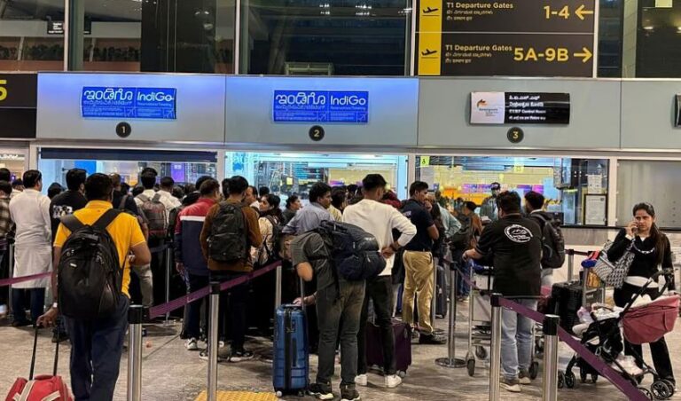 ಇಂಡಿಗೋ ಏರ್ ಲೈನ್ಸ್, ಮುಗಿಯದ ಸಂಕಷ್ಟ: ಬೆಂಗಳೂರಿನಲ್ಲಿ 73 ವಿಮಾನ, ಸೇರಿ ಹಲವು ವಿಮಾನ ನಿಲ್ದಾಣಗಳಲ್ಲಿ 100ಕ್ಕೂ ಹೆಚ್ಚು ವಿಮಾನಗಳ ಹಾರಾಟ ರದ್ದು