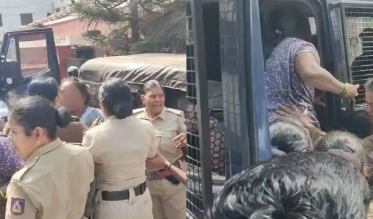 ಬಿಜೆಪಿ ಕಾರ್ಯಕರ್ತೆಯನ್ನು ವಿವಸ್ತ್ರಗೊಳಿಸಿರುವುದಾಗಿ ಆರೋಪ: ಆಕೆ ತನ್ನನ್ನು ತಾನು ವಿವಸ್ತ್ರಗೊಳಿಸಿಕೊಂಡಿದ್ದಾಳೆ ಎಂದ ಪೊಲೀಸ್ ಕಮಿಷನರ್