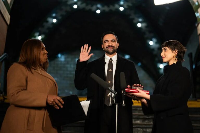 ನ್ಯೂಯಾರ್ಕ್ ಮೇಯರ್ ಆಗಿ ಪ್ರಮಾಣವಚನ ಸ್ವೀಕರಿಸಿದ ಜೋಹ್ರಾನ್ ಮಮ್ದಾನಿ