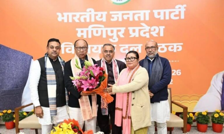 ಮಣಿಪುರದಲ್ಲಿ ಹೊಸ ಸರ್ಕಾರ : ಮೈತೇಯಿ ಸಮುದಾಯದ ವೈ. ಖೇಮ್ಚಂದ್‌ ನೂತನ ಸಿಎಂ, ಕುಕಿ-ನಾಗಾ ಸಮುದಾಯಗಳಿಗೆ ಡಿಸಿಎಂ ಹುದ್ದೆ