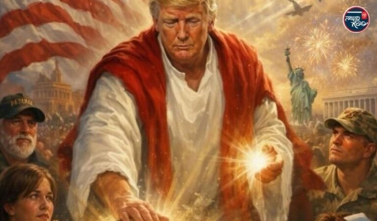 ಶಾಂತಿಗಾಗಿ ಕರೆ ನೀಡಿದ್ದ ಪೋಪ್ ಲಿಯೋ XIV ವಿರುದ್ಧ ಟ್ರಂಪ್ ವಾಗ್ದಾಳಿ; ತಾನೇ ಯೇಸು ಕ್ರಿಸ್ತ ಎಂಬಂತೆ ಎಐ ಫೋಟೋ ಹಂಚಿಕೊಂಡ ಅಮೆರಿಕ ಅಧ್ಯಕ್ಷ