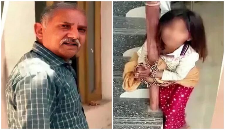 ಪೇರಳೆ ಹಣ್ಣು ಕದ್ದಿದ್ದಾಳೆಂದು ಆರೋಪಿಸಿ ಬಾಲಕಿಯನ್ನು ಸರಪಳಿಯಿಂದ ಕಟ್ಟಿ ಥಳಿಸಿದ ಮಾಜಿ ಸೇನಾಧಿಕಾರಿ