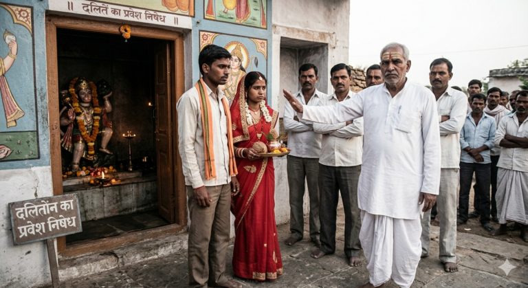 ಮಧ್ಯಪ್ರದೇಶ| ದಲಿತ ದಂಪತಿಗೆ ಹನುಮಾನ್ ದೇಗುಲ ಪ್ರವೇಶ ನಿರಾಕರಣೆ; ಸಾಮಾಜಿಕ ಬಹಿಷ್ಕಾರ