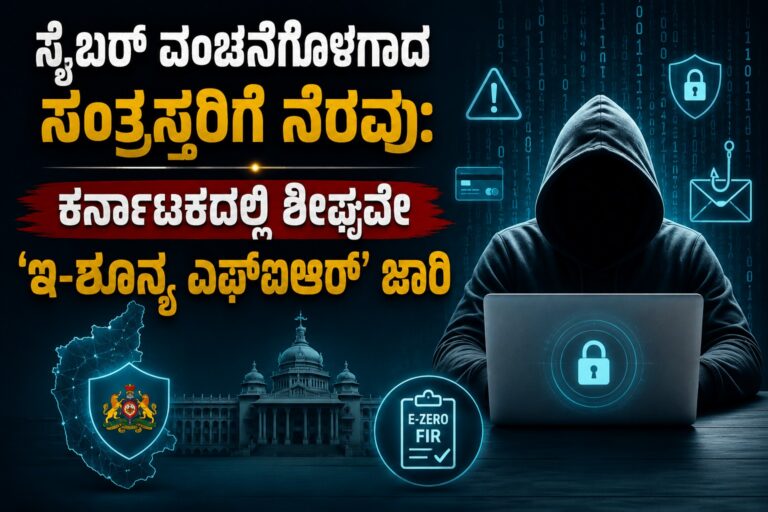 ಸೈಬರ್ ವಂಚನೆಗೊಳಗಾದ ಸಂತ್ರಸ್ತರಿಗೆ ನೆರವು: ಕರ್ನಾಟಕದಲ್ಲಿ ಶೀಘ್ರವೇ ‘ಇ-ಶೂನ್ಯ ಎಫ್‌ಐಆರ್’ ಜಾರಿ