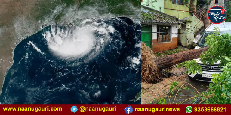 ಅರ್ನಬ್ ಚಂಡಮಾರುತ: ಆಂಧ್ರಪ್ರದೇಶದಲ್ಲಿ ಮೂವರ ಸಾವು; ಹಲವು ಮನೆಗಳಿಗೆ ಹಾನಿ