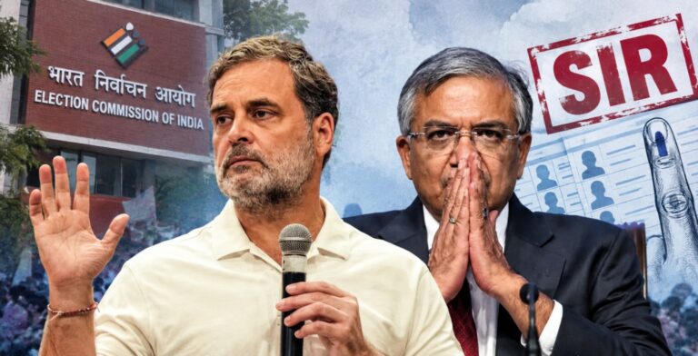 ‘TCS ಮೇಲೆ ಒತ್ತಡ ಹೇರಲಾಗಿತ್ತೇ?’ : ಆನ್‌ಲೈನ್ ಫಾರಂ-6ರ ಬದಲಾವಣೆಗಳ ಕುರಿತು ಚುನಾವಣಾ ಆಯೋಗವನ್ನು ಪ್ರಶ್ನಿಸಿದ ರಾಹುಲ್ ಗಾಂಧಿ