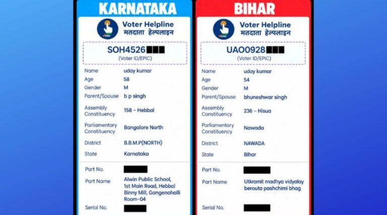 SIR ಬಳಿಕವೂ ಎರಡು ರಾಜ್ಯಗಳ ಮತದಾರರ ಪಟ್ಟಿಯಲ್ಲಿ ಬಿಜೆಪಿ ಸದಸ್ಯನ ಹೆಸರು!
